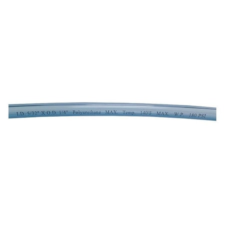 Tubing, 1/4 In OD, Polyurethane, 100 Ft MPN:4HL92