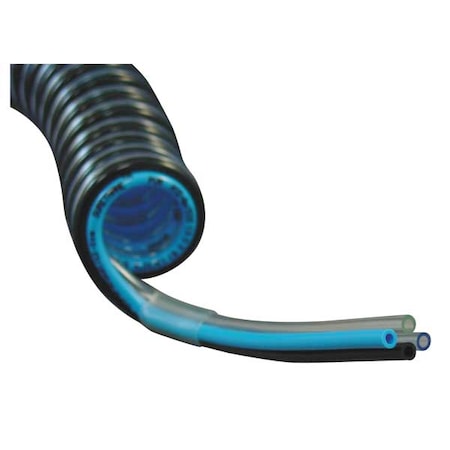 Poly Tubing, Spiral, OD 1/2 In, 18 In MPN:4MPS-12-10