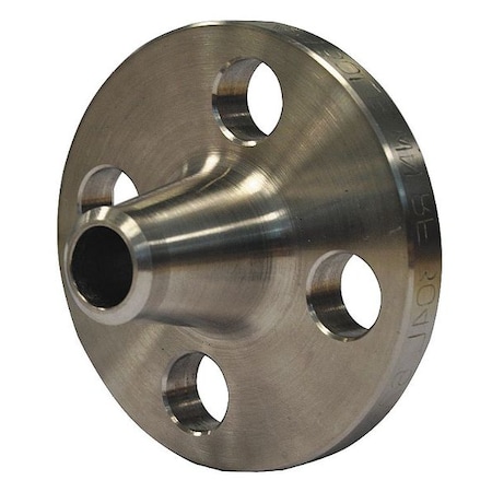 3/4 in Weld Neck Flange, 304 Stainless Steel, Class 150, Raised Face MPN:4WPN3