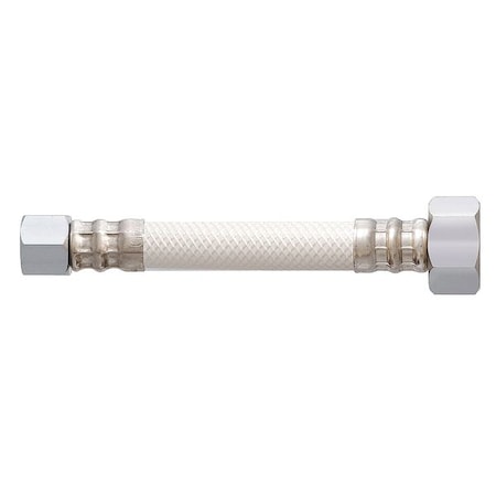Braided Connector, 3/8 COMPx1/2 FIPx20 L MPN:4YKA4