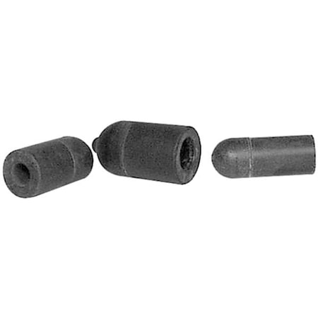 Cap, Push On, 1/2 In., Rubber, PK10 MPN:5MTY8