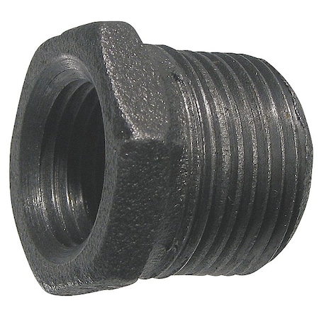 Malleable Iron, Class 150, 1 in x 1/2 in Fitting Pipe Size, Female NPT x Male NPT MPN:5P517