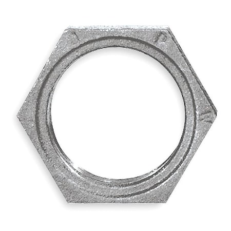 Locknut, Malleable Iron, NPT, 1/4 in MPN:5P977