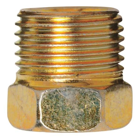 Flared Fitting Nut, Brass, 3/8 in, PK10 MPN:5RKZ2