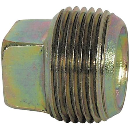 Square Pipe Plug, Carbon Steel, MNPT, PK2 MPN:5RLF8