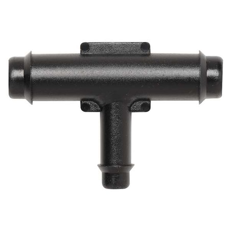 Tee, Nylon, Barbed3/8in, 3/8in, 1/4in, PK10 MPN:5ZDV3