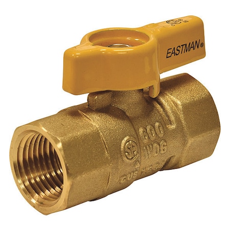 Manual 2-Way Ball Valve, IPS, Brass MPN:60009
