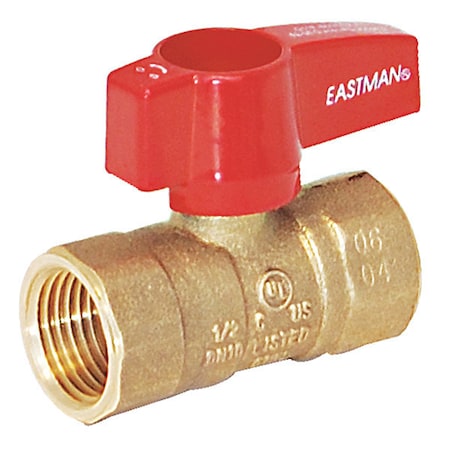 Manual 2-Way Ball Valve, IPS, Brass MPN:60011