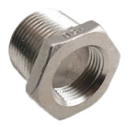 Hex Bushing, 1-1/4 in x 1 in, 316 Stainless Steel, Class 150, MNPT x FNPT MPN:600B113N114010