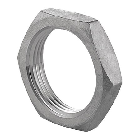 1/2 in FNPT 316 Stainless Steel Locknut, Class 150, 1-3/16 in Hex Size MPN:60LN111N012