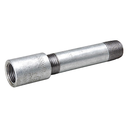 Steel, Straight, 1/4 in NPT x 1/4 in NPT MPN:61101