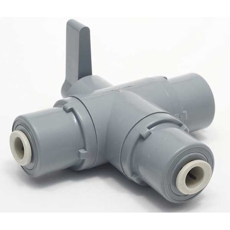 Manual 3-Way Ball Valve, 3/8