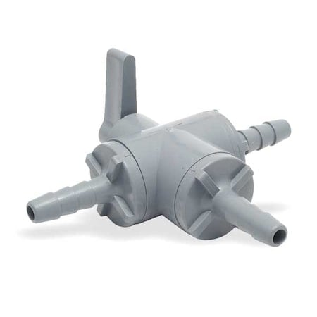 Manual 3-Way Ball Valve, 1/2