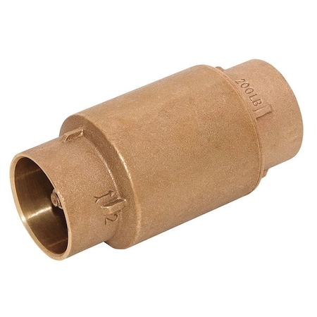 Spring Check Valve, 3.5313 in Overall L MPN:6AJY8