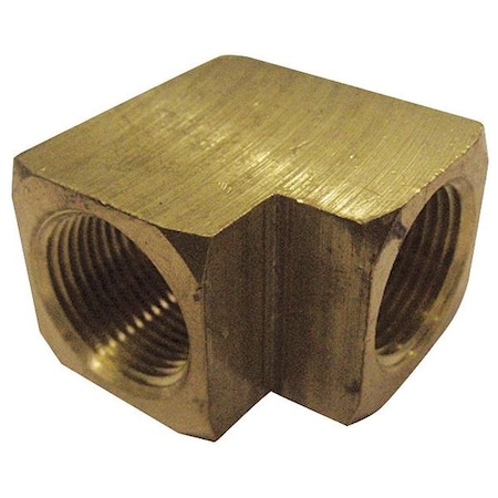90 Degrees Elbow Brass 90 Degrees Female Elbow, 1/4 in Female NPT X 1/4 in Female NPT, 10 PK MPN:6AYT7