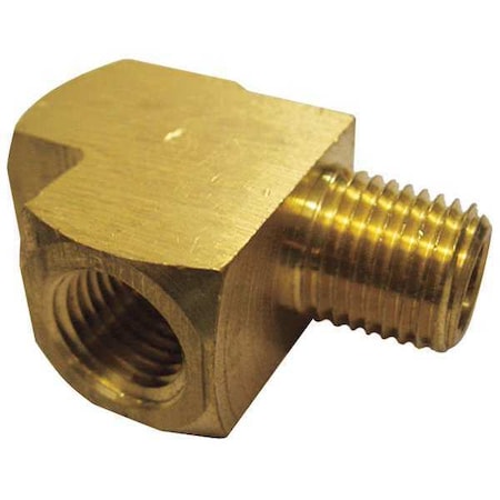 Street Tee Brass Street Tee, 1/8 in Female NPT X 1/8 in Male NPT, 10 PK MPN:6AYW0