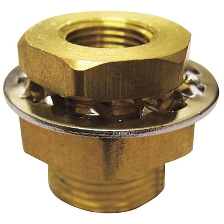 Anchor Coupling Brass Anchor Coupling, 1/8 in Female NPT X 1/8 in Male UNF MPN:6AZC0