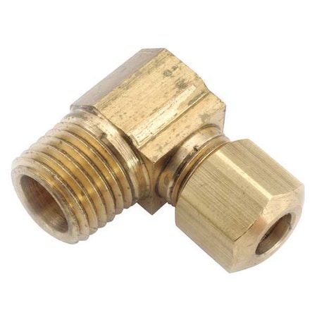 Elbow, Brass, Comp. 3/16 in, MNPT 1/8 in MPN:700069-0304