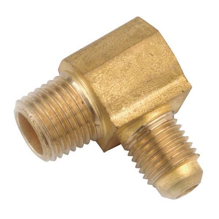 Elbow, Brass, Flared 1/4 in, MNPT 1/2 in MPN:704049-0408