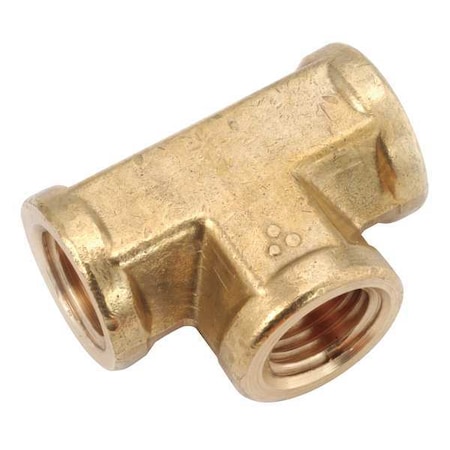 Tee Low Lead Brass Forged Female Tee, 1/8 in Female NPT X 1/8 in Female NPT MPN:706201-02