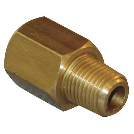 Conversion Adapter Chrome Plated Brass Conversion Adapter, 3/8 in Male BSPP X 3/8 in Female NPT MPN:8036-06-06