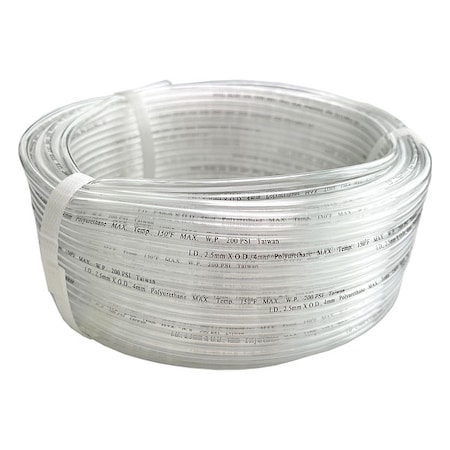 Tubing, 2.5mm ID x 4mm OD, 100 Ft, Natural MPN:806FH2