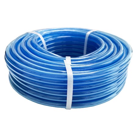 Tubing, 8 IDx12mm OD, 100 Ft, Clear Blue MPN:806FJ7