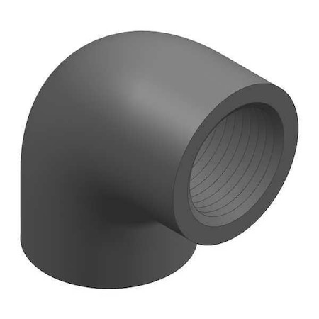 PVC Elbow, 90 Degrees, FNPT x FNPT, 1 in Pipe Size MPN:808-010