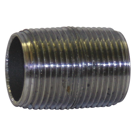PipeNipple, Steel, 1/2