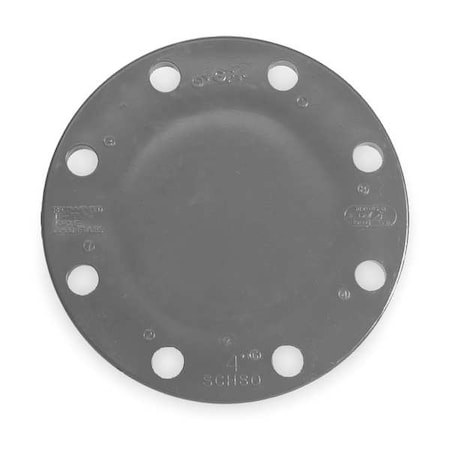 PVC Blind Flange, Flanged, 1-1/2 in Pipe Size MPN:853-015