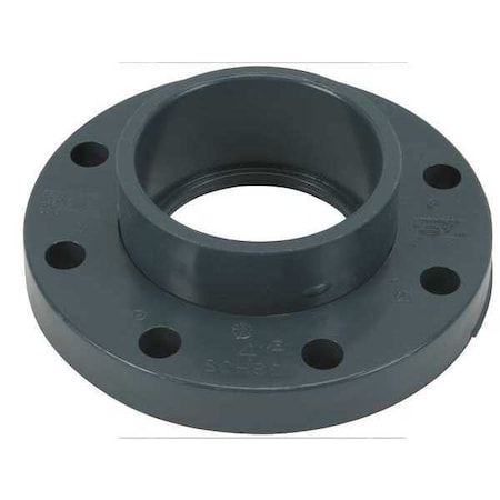 PVC PVC Flange, FNPT, 4 in Pipe Size MPN:855-040