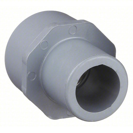 CPVC Transition Adapter, Schedule 80, 1-1/4 in Pipe Size, FNPT x Spigot MPN:9878-012BR