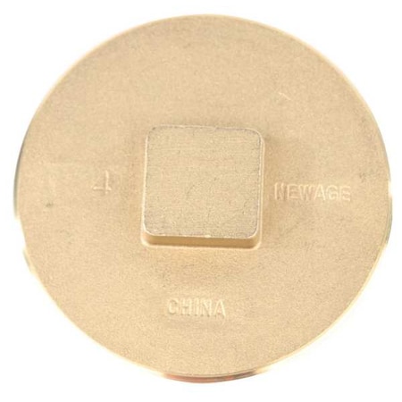 Brass Raised Square Plug, Socket MPN:BPR150