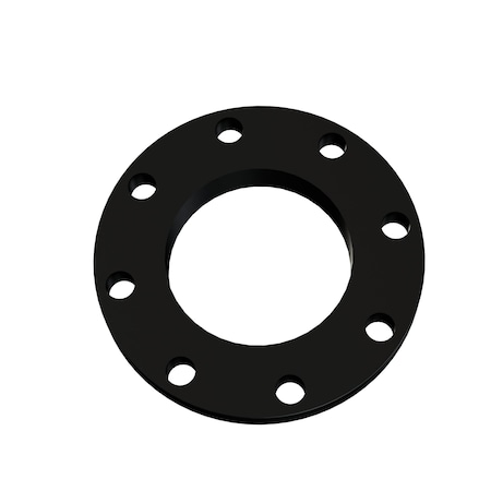 Slip-On Flange, Carbon Steel, 3-1/2 in Nominal, 8-1/2 in OD, Flat Face, 150 lb, 8 Bolt Holes MPN:FL1FSO350