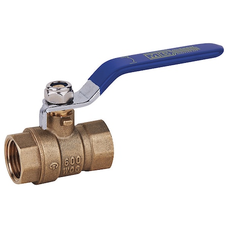 Manual 2-Way Ball Valve, NPT, Brass MPN:G-F600-300