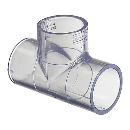 PVC Tee, Solvent x Solvent x Solvent, 1 in Pipe Size MPN:H401010LS