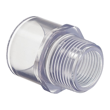 PVC Male Adapter, MNPT x Solvent, 3/4 in Pipe Size MPN:H436007LS