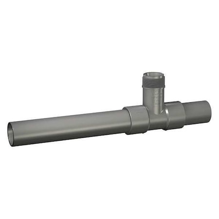 PVC Insertion Tee, Socket x Socket x Socket, 1/2 in Pipe Size MPN:MPV8T005