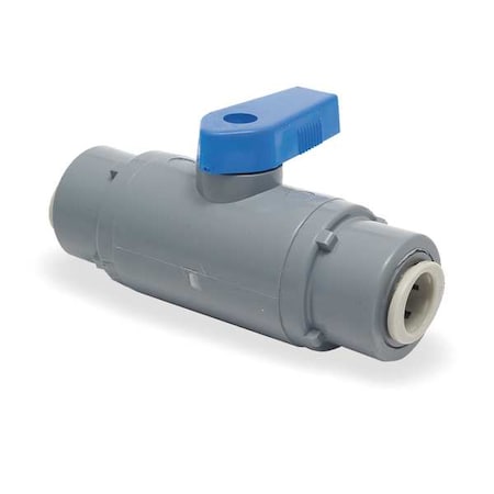 Manual 2-Way Ball Valve, Push, PVC MPN:PVC 638-4SMC4SMC-F
