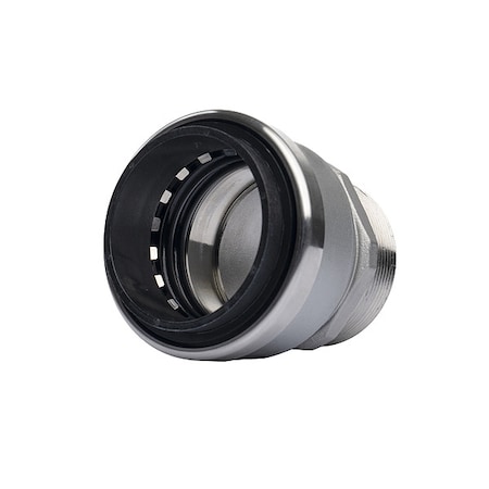Strt, SS, Push-Fit 2 in, MNPT 2 in MPN:SS872MR