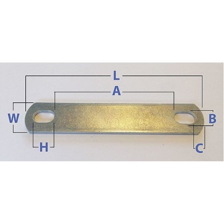 U-Bolt Plate, 304 Stainless Steel, PK10 MPN:U17257.031.0031