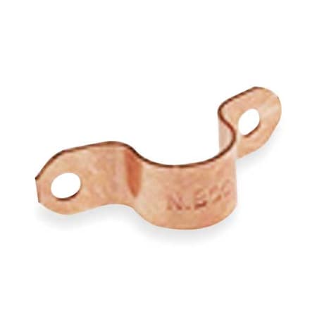Tube Strap, Two-Hole, Copper, PK5 MPN:U624 1/8