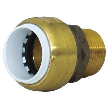 Strt, Brass, Push-Fit 1/2 in, NPT 1/2 in MPN:UIP120