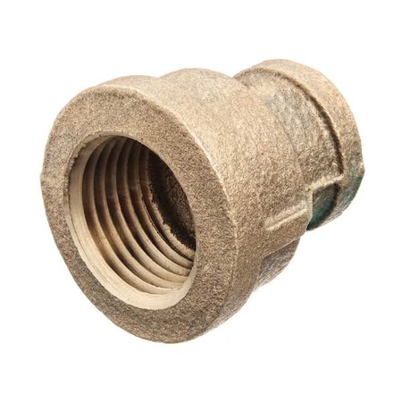 Reducing Coupling Brass Brass Class 125 Pipe Fittings, 3/4 in Female BSPT X 1/2 in Female BSPT MPN:ZUSA-PF-10321