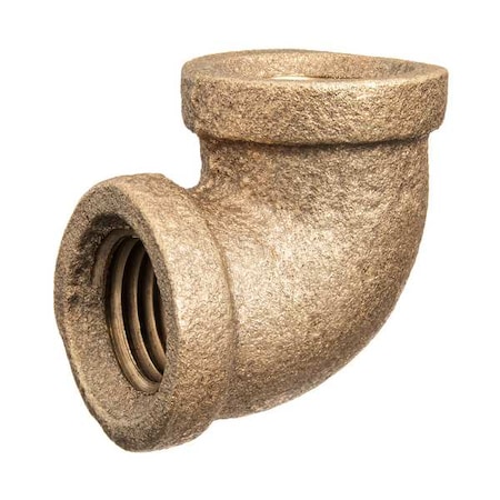 90 Degrees Elbow Brass Brass Class 125 Pipe Fittings, 1/4 in Female BSPT X 1/4 in Female BSPT MPN:ZUSA-PF-10363