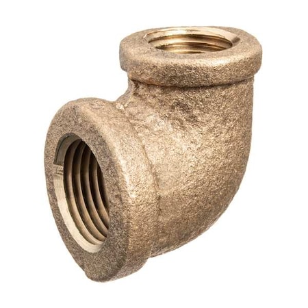90 Degrees Elbow Reducer Brass Brass Class 125 Pipe Fittings, 2 1/2 in Female NPT X 1 1/2 in NPT MPN:ZUSA-PF-10406