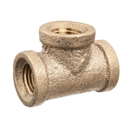 Tee Brass Brass Class 125 Pipe Fittings, 3/8 in Female BSPT X 3/8 in Female BSPT MPN:ZUSA-PF-10451