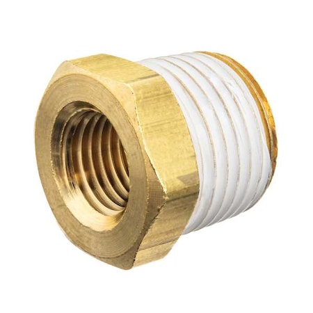 Hex Bushing Brass Brass Class 125 Pipe Fittings, 3 in Male NPT X 1 1/2 in Female NPT MPN:ZUSA-PF-10647