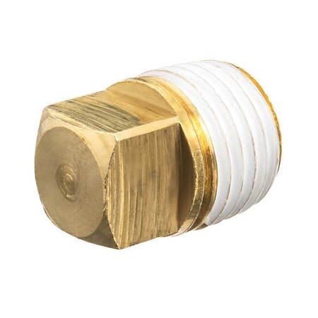 Brass Hollow Square Head Plug, Male NPT MPN:ZUSA-PF-10742
