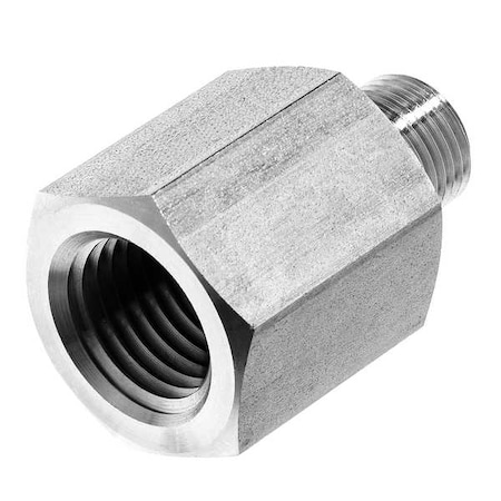 Reducing Adapter, 304 Stainless Steel, 3/8 in Female NPT x 1/8 in Male NPT, 1-1/4 in Length MPN:ZUSA-PF-7863